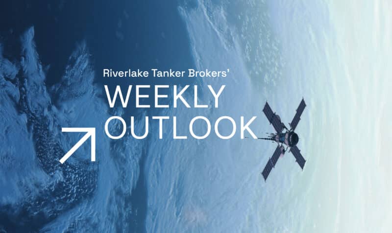 Riverlake Tanker Brokers Weekly Outlook with satellite over Earth