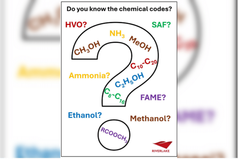 Riverlake infographic asking if you know chemical fuel codes
