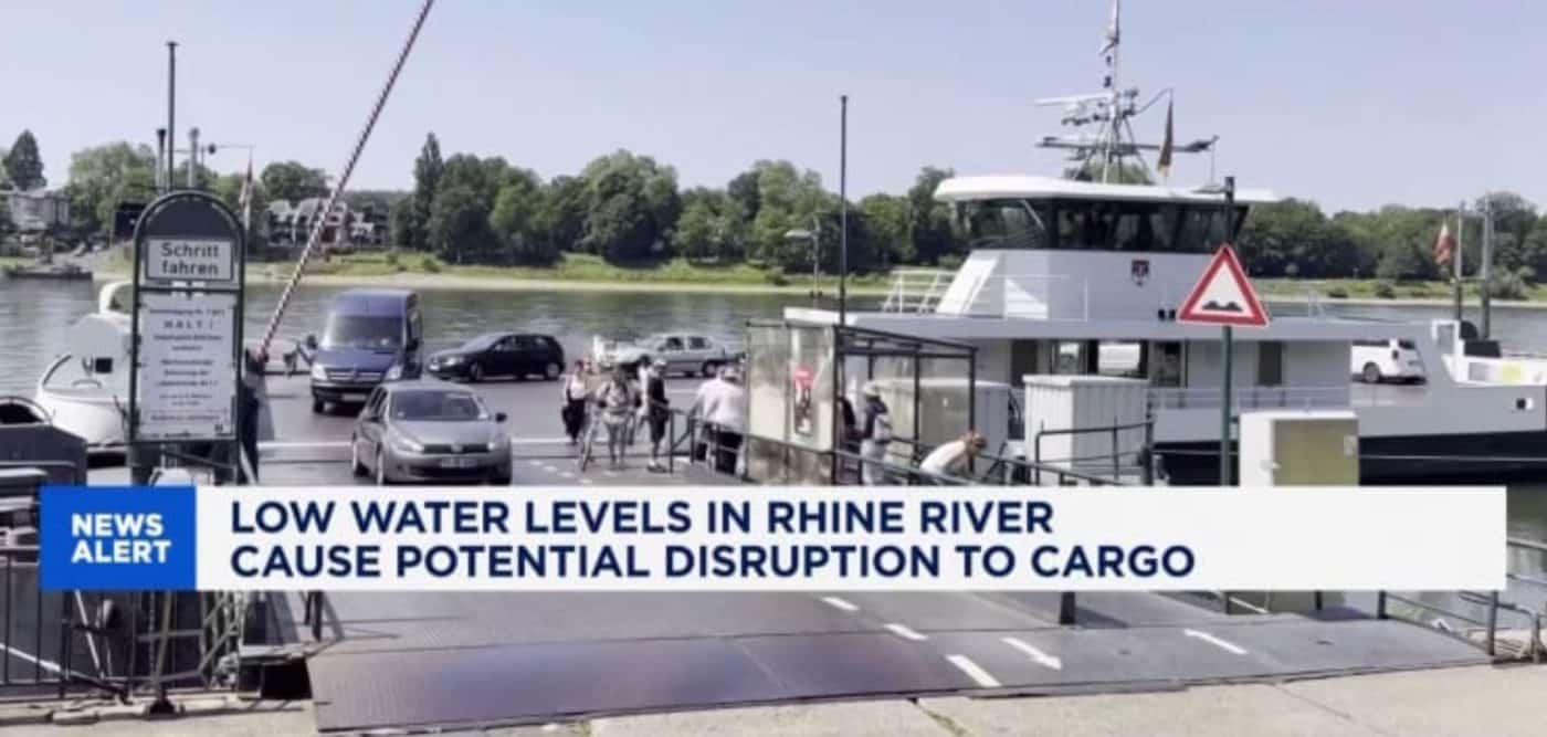 Low Water Levels on the Rhine Don’t Just Slow Barges