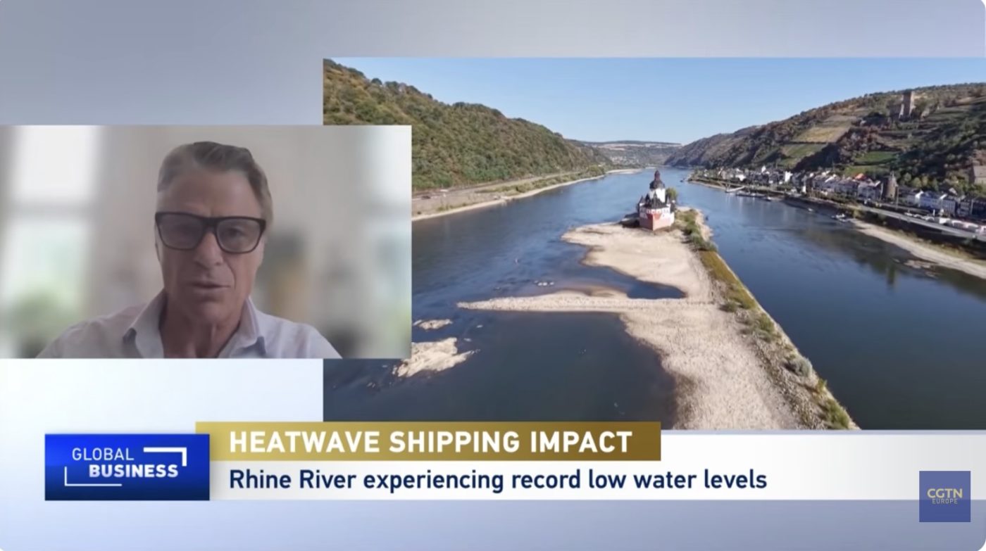 Rhine Hits Record Low, Disrupting European Supply Chains